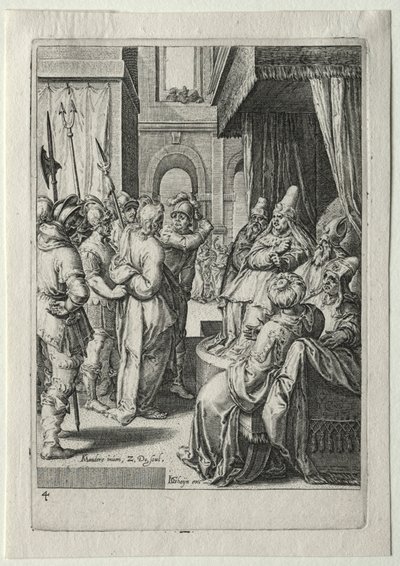 Sada Passion:  Kristus před Herodem od Zacharias Dolendo