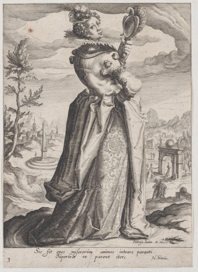 Pýcha, z ctností a neřestí, 1596-97., 1596-97. od Zacharias Dolendo