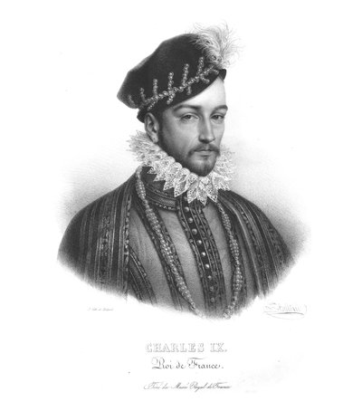 Francouzský král Karel IX., 20. léta 19. století. od Zephirin Felix Jean Marius Belliard