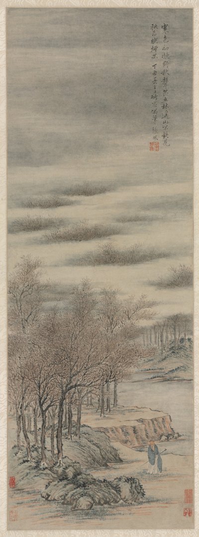 Poslech zvuku podzimu v Misty Grove, 1657. od Zhang Feng