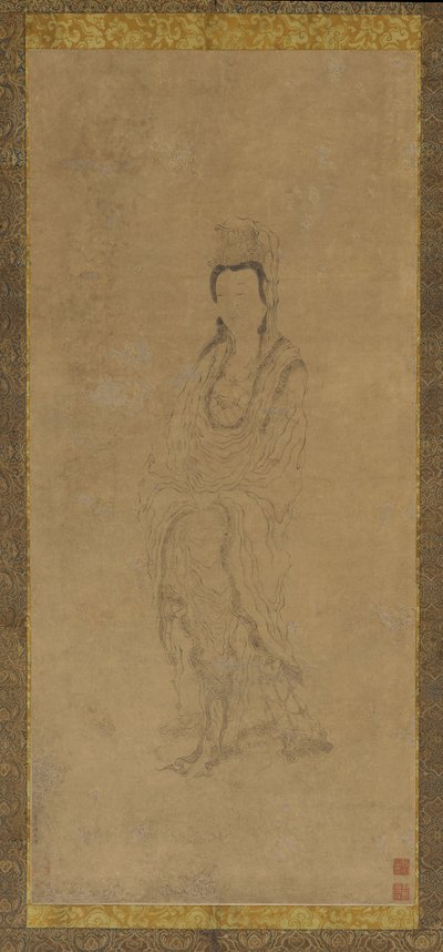 Stojící Guanyin, 17. století. od Zhang Hong