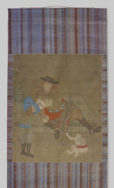 Obraz tří westernů od Zhang Rulin