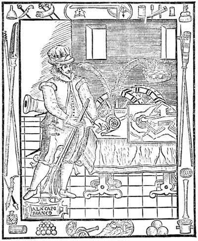 Alessandro Capo Bianco , italský vojenský inženýr od Ferdinand Georg Waldmuller