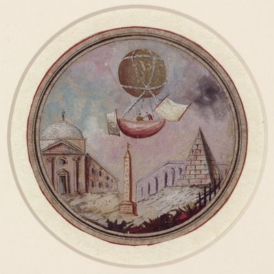 Katastrofa předčasného balónu, c 1785 od Frederick (attr. to) Barnard
