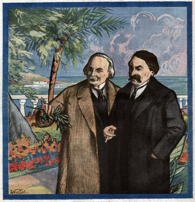 Aristide Briand a Lloyd George. Aristide Briand a Lloyd George. od Ferdinand Georg Waldmuller