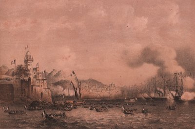 Příjezd císaře Napoleona III. do Janova v Ligurii od William Walcutt
