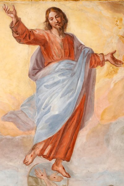 Nanebevstoupení Krista. Bazilika Santissima Annunziata del Vasato. Janov. Itálie. od . .