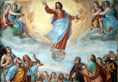 Nanebevstoupení Krista. Bazilika Santissima Annunziata del Vasato. Janov. Itálie. od . .