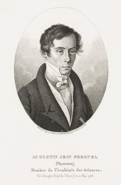 Augustin Jean Fresnel , francouzský fyzik od Frederick (attr. to) Barnard