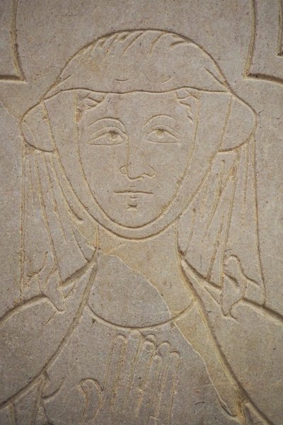 Burgundsko, Lancharre, obec Chapaize 71460. V kostele Notre Dame, Isabelle de Vauvry od . .