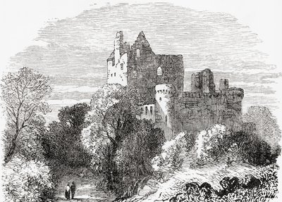 Craigmillar Castle, Edinburgh, Skotsko. od . .