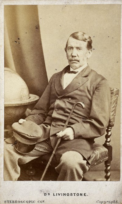David Livingstone, skotský misionář a průzkumník, c 1860s od Frederick (attr. to) Barnard