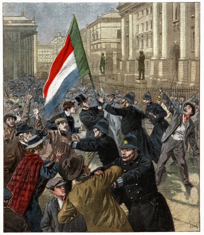 Demonstrace v Dublinu od . .