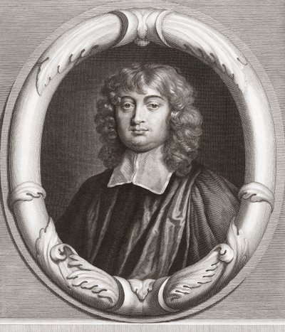 Edward Stillingfleet , britský teolog. Portrét. od . .