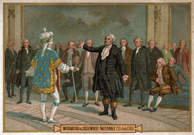 Generální stavovský ve Versailles. Generální stavovský ve Versailles. od Ferdinand Georg Waldmuller