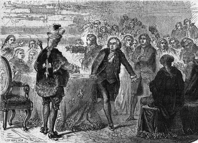 Francouzská revoluce: Mirabeau před Dreux-Brèze, 23. června od . .