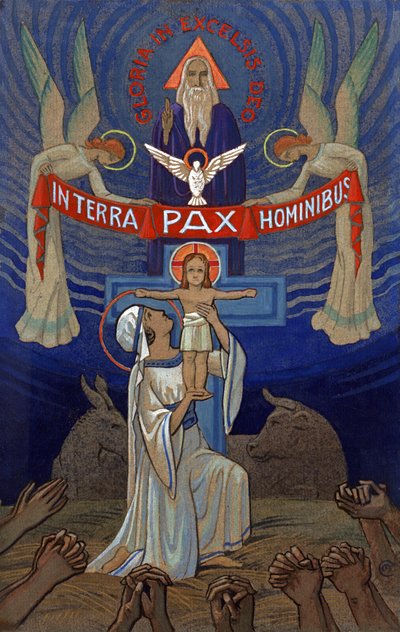 Sláva Bohu nejvyššímu. cca 1930 (ilustrace) od . .