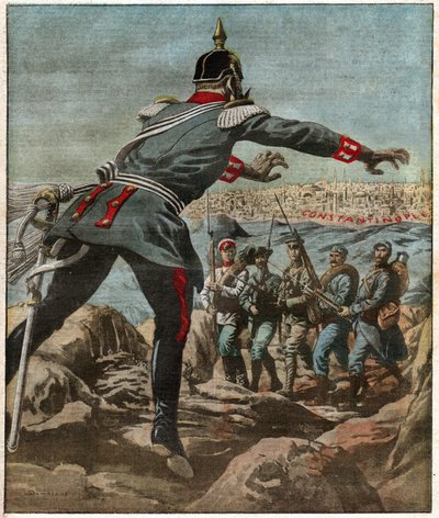 Guerre dans les Balkans. Válka na Balkáně. od Ferdinand Georg Waldmuller