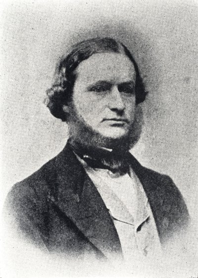 Gustav Kirchhoff, německý fyzik, c 1860s od Frederick (attr. to) Barnard