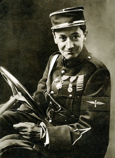 Guynemer - okřídlený meč Francie (hlubotisk) od Hippolyte Lalaise Devéria