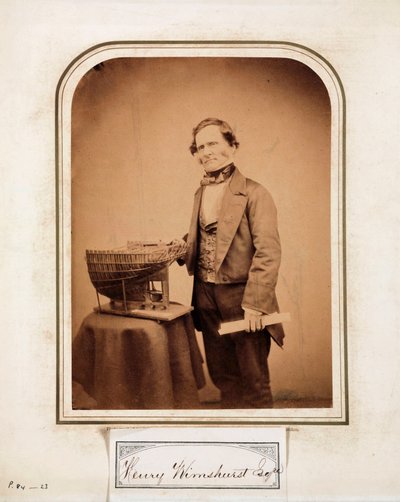 Henry Wimshurst , anglický inženýr od Ferdinand Georg Waldmuller