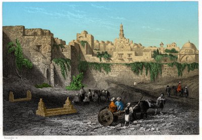 Jeruzalém, Izrael, cca 1840 (rytina) od . .
