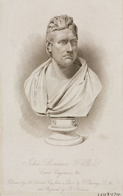 John Rennie, skotský stavební inženýr, c 1810s od Frederick (attr. to) Barnard