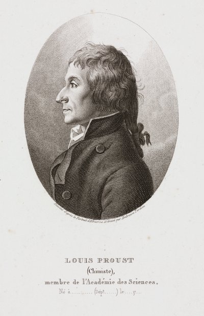 Joseph Louis Proust, francouzský chemik, c 1795 od Frederick (attr. to) Barnard