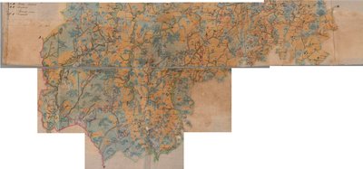 Mapa okresu Kirzhach (PGM 1 verst) 1780 - 1790 od неизвестны