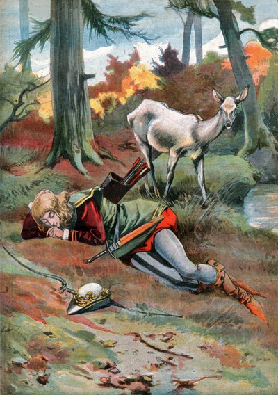 La Biche au Bois. cca 1910 (rytina) od . .
