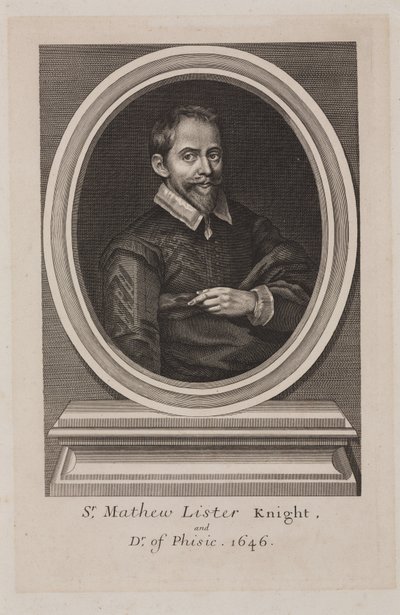Matthew Lister, anglický lékař od Frederick (attr. to) Barnard