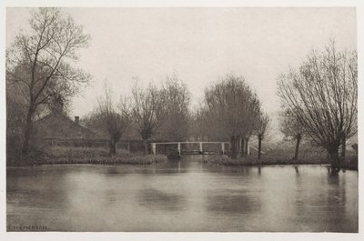 Ústí staré řeky Stort od Frederick (attr. to) Barnard