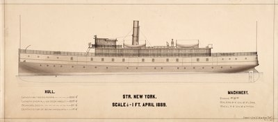 New York (Parník: 1889) plány od . .