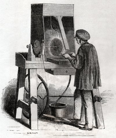 Ovrier v sirotčinci. Dělník ve stříbrnictví. od Frederick (attr. to) Barnard