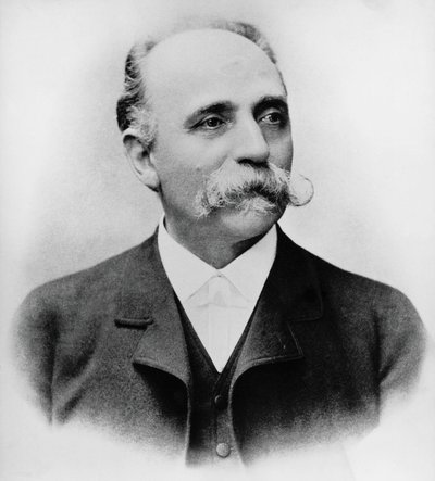 Portrét Bartolomea Emilio Camillo Golgi (1843-1926), italský vědec a lékař, nositel Nobelovy ceny za lékařství v roce 1906, fotografie od William Walcutt
