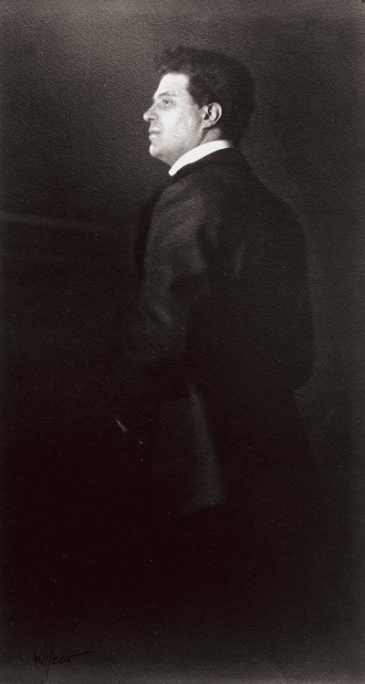 Portrét Pietra Mascagniho, hudebníka od Henry Charles Fehr