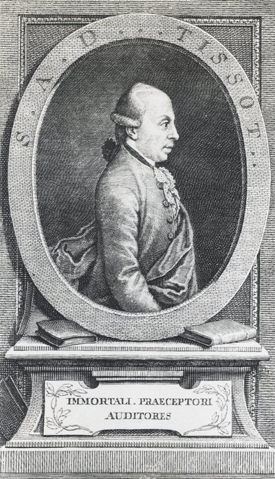 Portrét Simon-Andre Tissot od William Walcutt