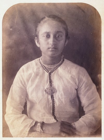 Portrét mladé ženy, Cejlon, c 1875 od Ferdinand Georg Waldmuller