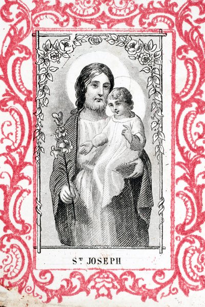 Svatý Josef a Ježíšek. Francie. (fotografie) od Ferdinand Georg Waldmuller