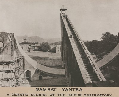 Samrat Yantra na observatoři Jaipur v Indii od Frederick (attr. to) Barnard