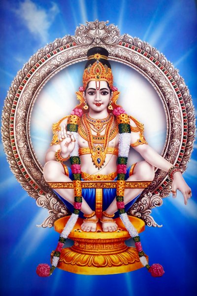 Shiva hinduistický chrám. Obrázek hinduistického boha Višnua. Dubaj. Spojené arabské emiráty. od . .