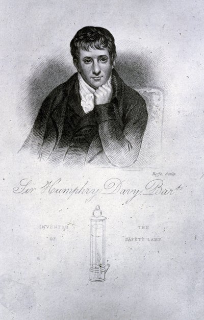Sir Humphry Davy, chemik od Frederick (attr. to) Barnard