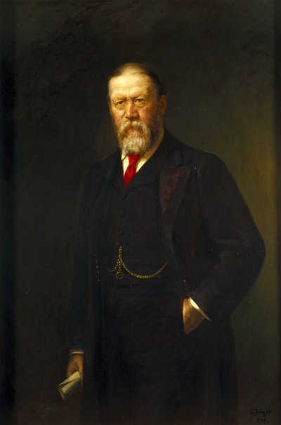 Sir William Henry Preece, velšský elektrotechnik od Ferdinand Georg Waldmuller