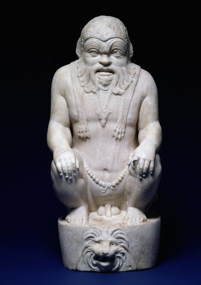 Egyptský bůh Bes, z fontány, římský, kolem roku 130 našeho letopočtu (mramor) od Hippolyte Lalaise Devéria