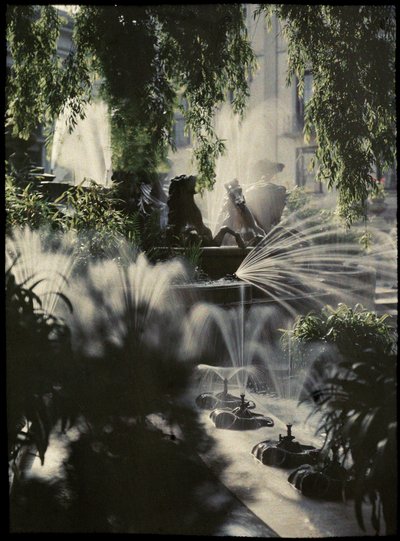 Neptunova fontána, Cheltenham, c 1910 od Frederick (attr. to) Barnard