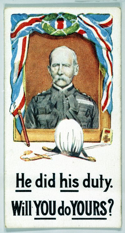 Spojené království : Cigaretové karty - WW1 Recruiting od Ferdinand Georg Waldmuller