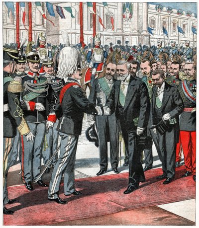 Victor Emmanuel III a Emile Loubet od . .