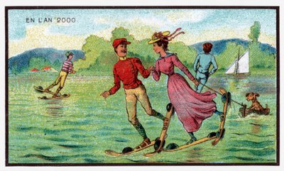 Vodní brusle, kolem roku 1910 od . .