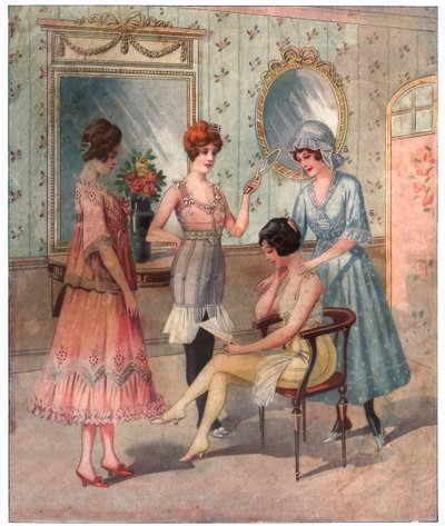 Ženy ve spodním prádle, cca 1910-1920 od . .
