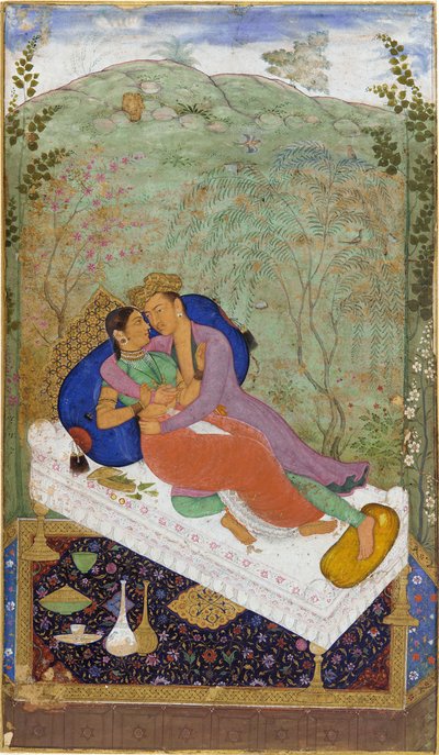 Milenci, c1597. od   Manohar